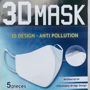 3 LAYER MASK. WASHABLE. REUSABLE. *5 MASK* PACK